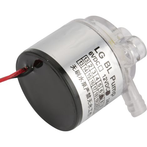 Mini pompe à eau électrique sans balais, silencieuse et écologique, en plastique 12 V 7 W (1/5)