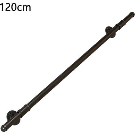 Main Courante pour Escalier, 1 Section-120CM Rampe Murale en Métal, 100kg Antidérapante et Confortable pour Intérieur et Extérieur (1/5)
