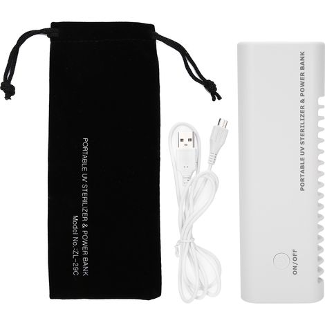 Lumière UV portative ZL‑29C pour nettoyage anti-acariens, lampe ultraviolette de désinfection portable sans fil (1/5)