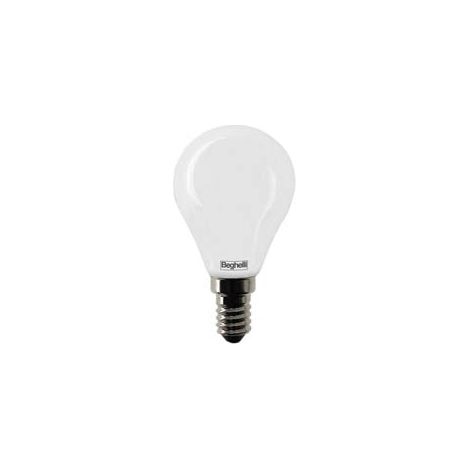 LAMPADA LED SFERA TUTTOVETRO E14- - 5w - 3000°K calda - 600 lm - 45x80h - 5 pezzi BEGHELLI