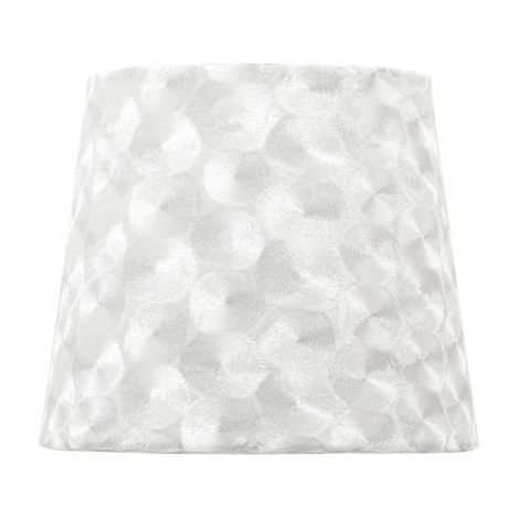 FAB 110812501  Fatima E27 Paralume 25dx13dx19h Nacar Tessuto Bianco