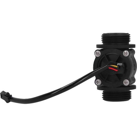 Capteur de débit d'eau Compteur à Effet Hall en Plastique débitmètre fiable pour Lecteur de Carte Distributeur (1/4)