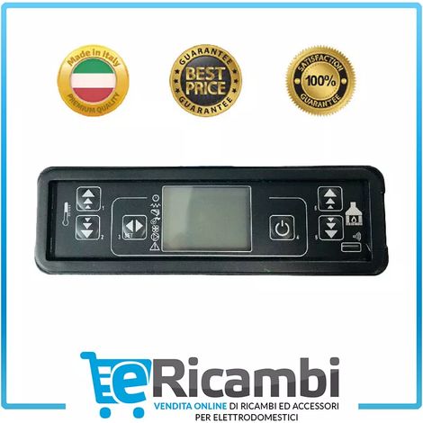 Tastiera Display Verticale universale Scheda MICRONOVA X Stufa a pellet 6 TASTI (1/2)