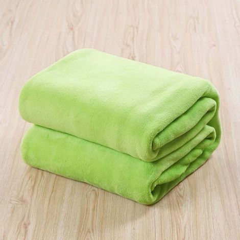Couverture Jetable - Microfibre Polaire - 120 x 200 cm - Pour Canapé Lit Camping Voyage - 1 Pièce (1/5)