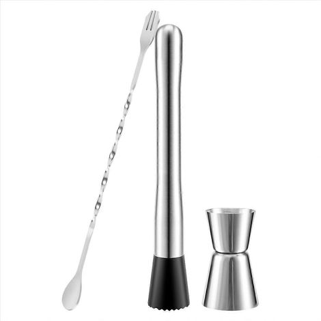 Acier inoxydable pilon à cocktail pour bar fête vin shaker à cocktail (1/5)