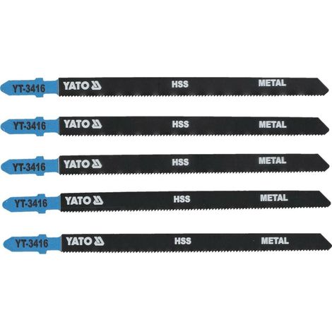 Yato YT-3416 lame de scie sauteuse de, de scie à chantourner de et de scie à guichet 5 pièce(s)