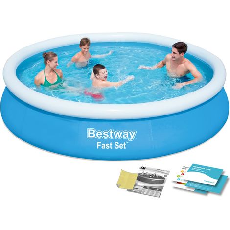 Piscine de jardin à extension 366 x 76 cm Bestway 57273 (1/5)