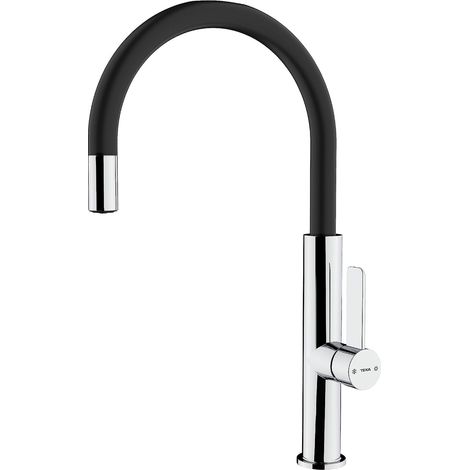 Rubinetto Monocomando Teka TOPFOT995 Nero Cromo (1/4)