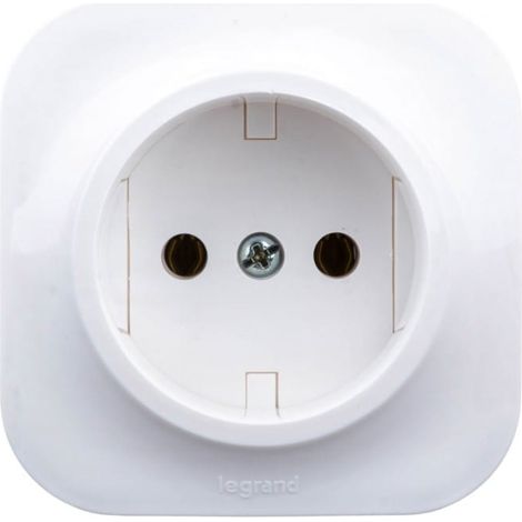Enchufe individual Forix, 16A, IP20, blanco, 782410