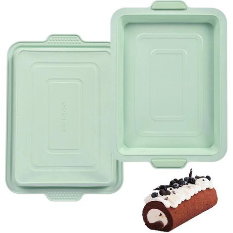 Moule à gâteau roulé en silicone effet peau de tigre, tapis de cuisson de qualité supérieure résistant à la chaleur pour la confection de pains au bacon (1/5)