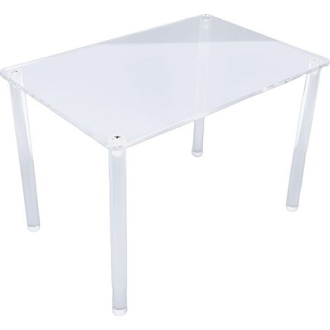Acryl-Präsentationsständer, transparentes rechteckiges Regal (1/5)
