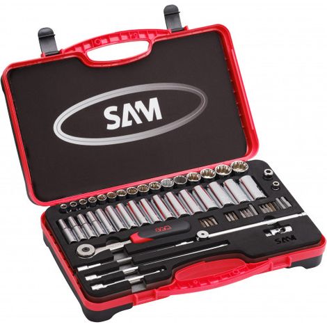 Coffret 59 outils 3/8'' en mm SAM OUTILLAGE - 74-J59