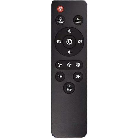 1/2 pièces, variateur et décoloration, bonne robustesse, lampe de ventilateur de plafond, télécommande réactive