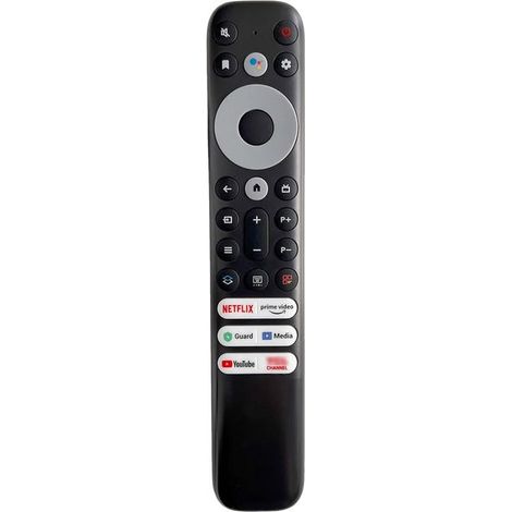 Télécommande de remplacement TCL RC902V pour téléviseur intelligent TCL 4K UHD QLED (sans fonction vocale, aucun réglage requis)