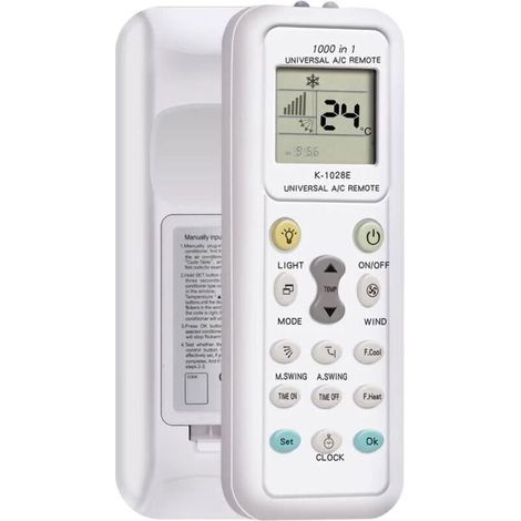 Télécommande universelle clim - HAWUJ - Compatible Aermec/Airwell/Airton/ECO, toutes marques (1/4)