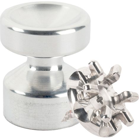 Kit de Fixation : Vis placo Longueur 16 mm Alu + Petite Patère concave Alu - L'Attachante (1/4)