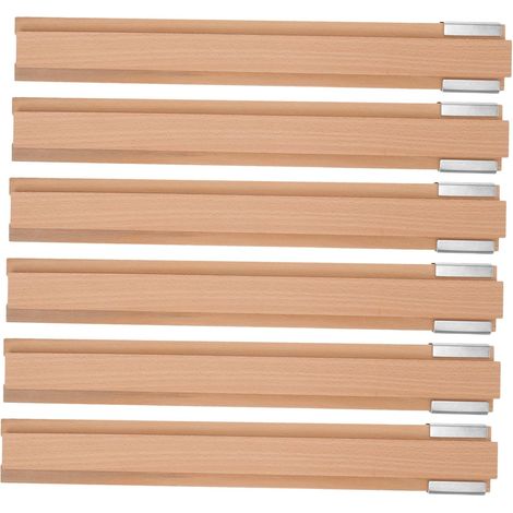 KALLORY Lot de 6 glissières tiroir robustes pour meubles, avec rails (1/5)