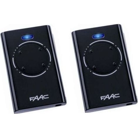 Pack de 2 Télécommande FAAC XT4 868 SLH NOIR (1/3)