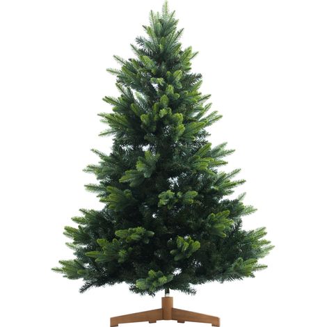 Zelsius Künstlicher Weihnachtsbaum 180 cm, Tannenbaum künstlich mit Holzständer, Naturgetreu (1/5)