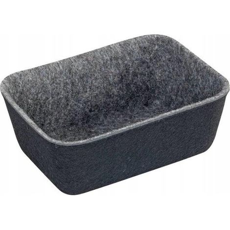 Wenko Organizador Cajón Chic negro y gris 7 piezas