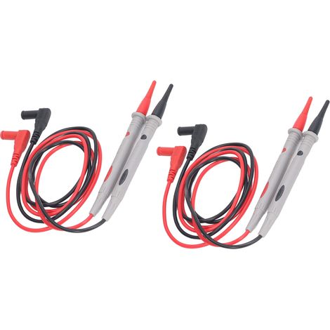 Jeu de Fils de Test Multimètre avec Sondes à Aiguilles en Silicone, Câbles de Mesure Universels 1000V 20A (1/5)