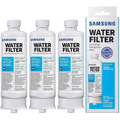 Confezione da 2 filtri per l'acqua del frigorifero – Compatibili con Samsung DA97-17376B DA97-08006C HAF-QIN HAF-QIN/EXP – Tecnologia avanzata al carbone