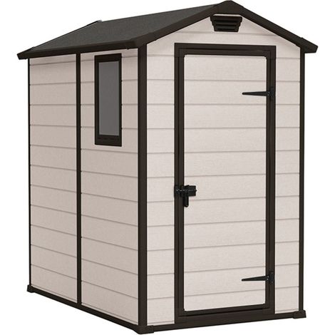 Abri de jardin MANOR 4x6 Beige