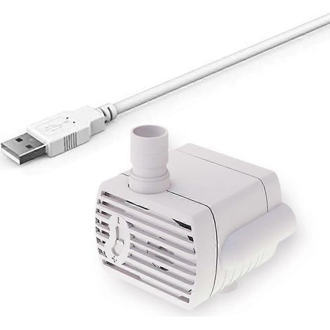 Pompe à eau ultra-silencieuse pour fontaines pour animaux, pompe à eau submersible USB 5 V CC (1/5)