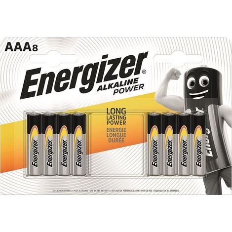 Energizer S9338 Alkaline Power Batteries AAA x 8 S9338 ENG6518