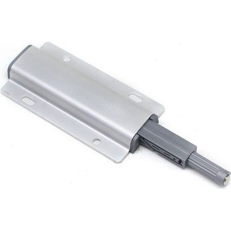 Push to Open Aimant Porte Placard 4 Pièces Aluminium Loquet Magnetique Porte Fermeture Push Open Amortisseur pour Armoire Fermeture Systeme Tiroir (1/4)