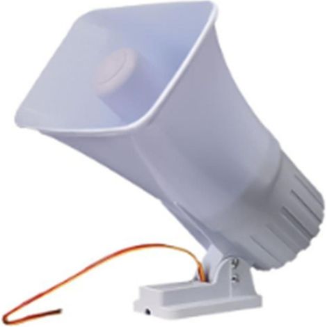 12-V-Gleichstrom-Sirene, 30 Watt, Zweiton, Innen/Außen, 120 dB, Super-Alarmhorn, Sicherheitsalarmsirene (1/5)