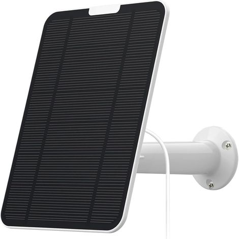 Caméra solaire extérieure 4W 5V avec chargeur Type-C, surveillance wifi sans fil et sonnette IP65 pour la sécurité. (1/4)