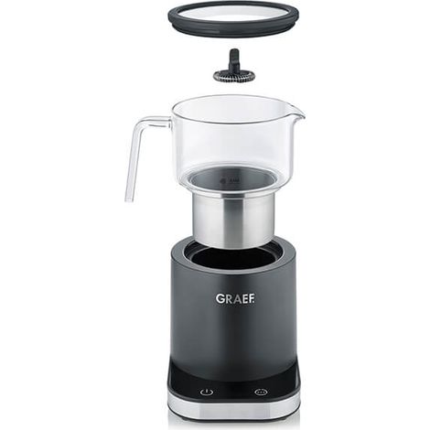 Graef Black Glass Induction Milk Frother MS902