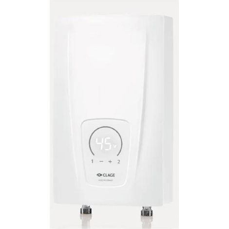 Clage – Calentador de agua instantáneo compacto 11-13,5 kW – 400 V – Para lavabo y ducha – 240026433