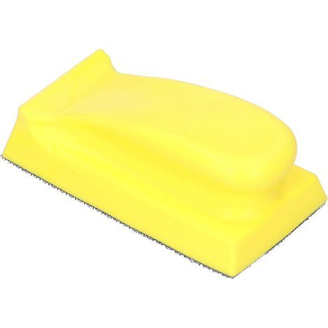 Hand sanding block made of PU foam, rectangular self-adhesive sandpaper pad (1/5)