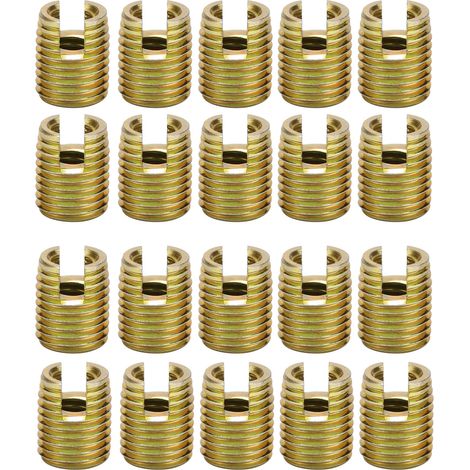 20Pcs 302 Carbon Steel Self tapping Thread Insert Accessories(Inner M50.8 Outer M81.0)