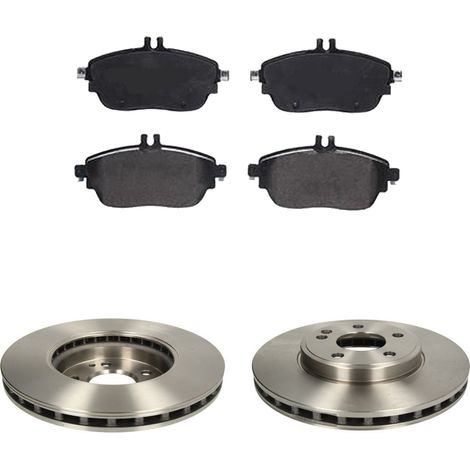 KIT FRENI ANTERIORI compatibile con MERCEDES-BENZ CLASSE GLA (X156) - DISCHI + PASTIGLIE OEM: P 50 093 / 18208 , 18209 /SOSTITUZIONE DIRETTA/BASSA POLVERE/SILENZIOSO (1/5)