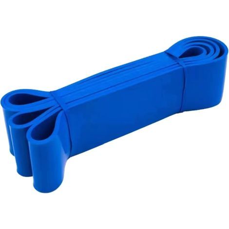 Bande de résistance en latex bleue — 65–175 lbs — Idéale pour le renforcement musculaire, les tractions et la rééducation