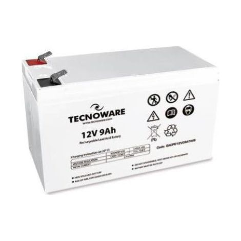 BATTERIA AL PIOMBO 12V 9AH 6.3MM LONG LIFE (EACPE12V09ATWL)