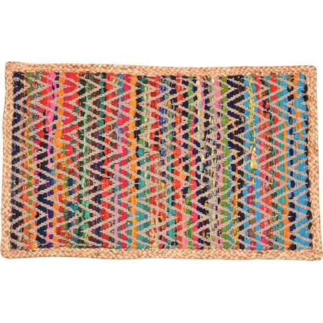 Tappeto d'ingresso antiscivolo multicolore, decorativo e resistente, ideale per soggiorno, camera da letto, corridoio, casa e ufficio