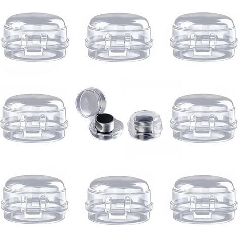 8pcs Gas Stove Knob Covers, Oven Knob Cover Protectors, Transparent Baby Kitchen Locks, Stove Knob Child Safety Protection, for Gas Stove, Oven (1/5)