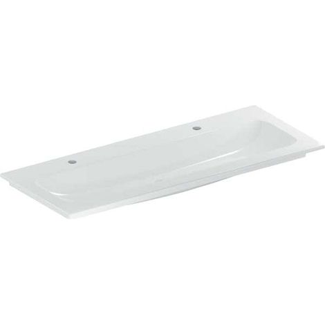 Geberit iCon lavabo pour meubles, 2 trous pour robinetterie, sans (1/4)