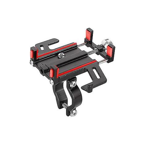 Support de téléphone pour vélo anti-vibrations, support universel réglable, 1 pièce - rouge (1/3)