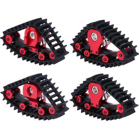 Satz mit 4 Schneereifen für RC-Crawler im Maßstab 1:18 – 4M Zubehör, A
