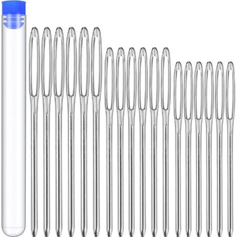 B-Sewing Needles, Handmade Wool Needle, Big Eye Needles with Stor (1/4)