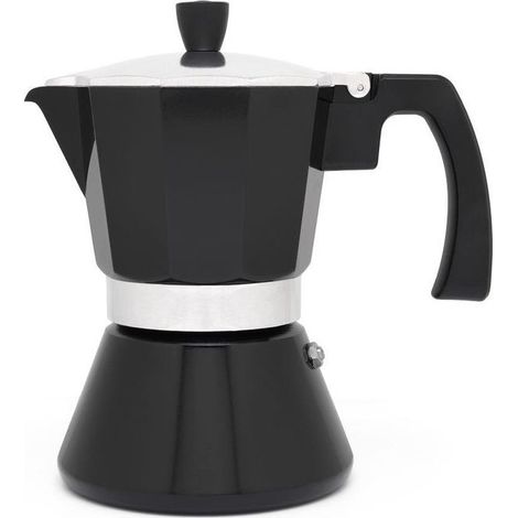 Caffettiera espresso 6 tazze TIVOLI-nero (Induzione) (1/2)