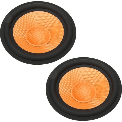 Cône de remplacement 1 pouce pour haut-parleur de subwoofer, papier orange professionnel (1/5)