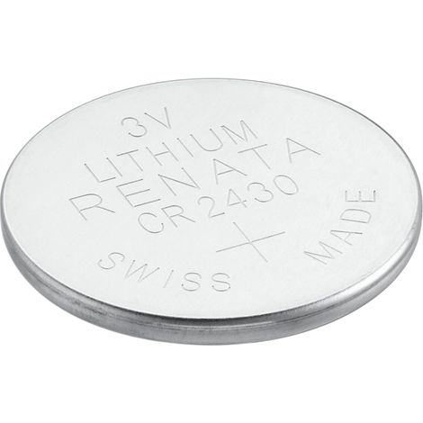 BATTERIA a BOTTONE al litio CR2430 RENATA 3V