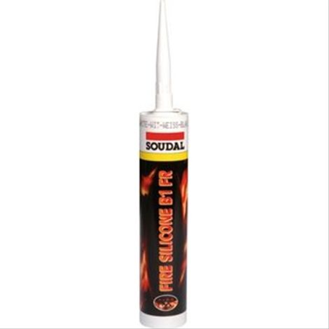 Fire silicone joint d'expansion résiste au feu 310ml SOUDAL