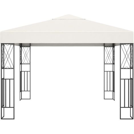 Pavillon 3x3 m Creme Stoff